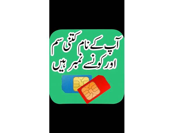 Pak SIM Information : SIM Verification for Android - Download the APK from Habererciyes